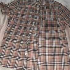 Burberry button down shirt