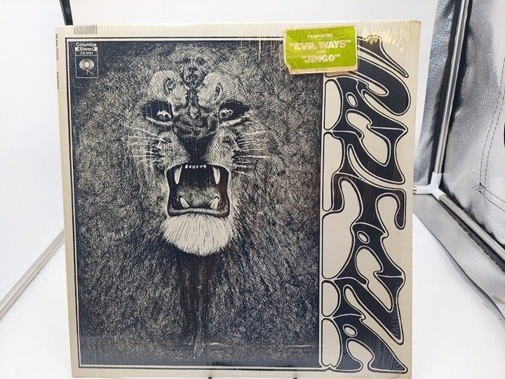 Santana Self Titled LP Record Columbia CS 9781 1969 2 Eye Ultrasonic Clean EX