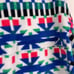 Columbia Powder Keg Fleece Pullover White Print Lapis Blue AM2206 Men’s Size XXL