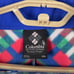 Columbia Powder Keg Fleece Pullover White Print Lapis Blue AM2206 Men’s Size XXL
