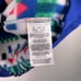 Columbia Powder Keg Fleece Pullover White Print Lapis Blue AM2206 Men’s Size XXL