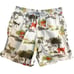 Vilebrequin Luxury Mens Swim Trunks Deer Tree Print Elastic Waistband L Summer