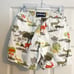 Vilebrequin Luxury Mens Swim Trunks Deer Tree Print Elastic Waistband L Summer