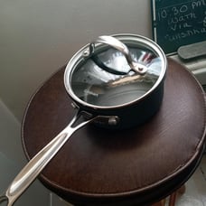 1-Quart Saucepan, Chef's Classic Nonstick Hard Anodized Saucepan
