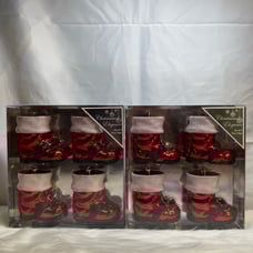 Santa Boots Tree Clips Set Of 8