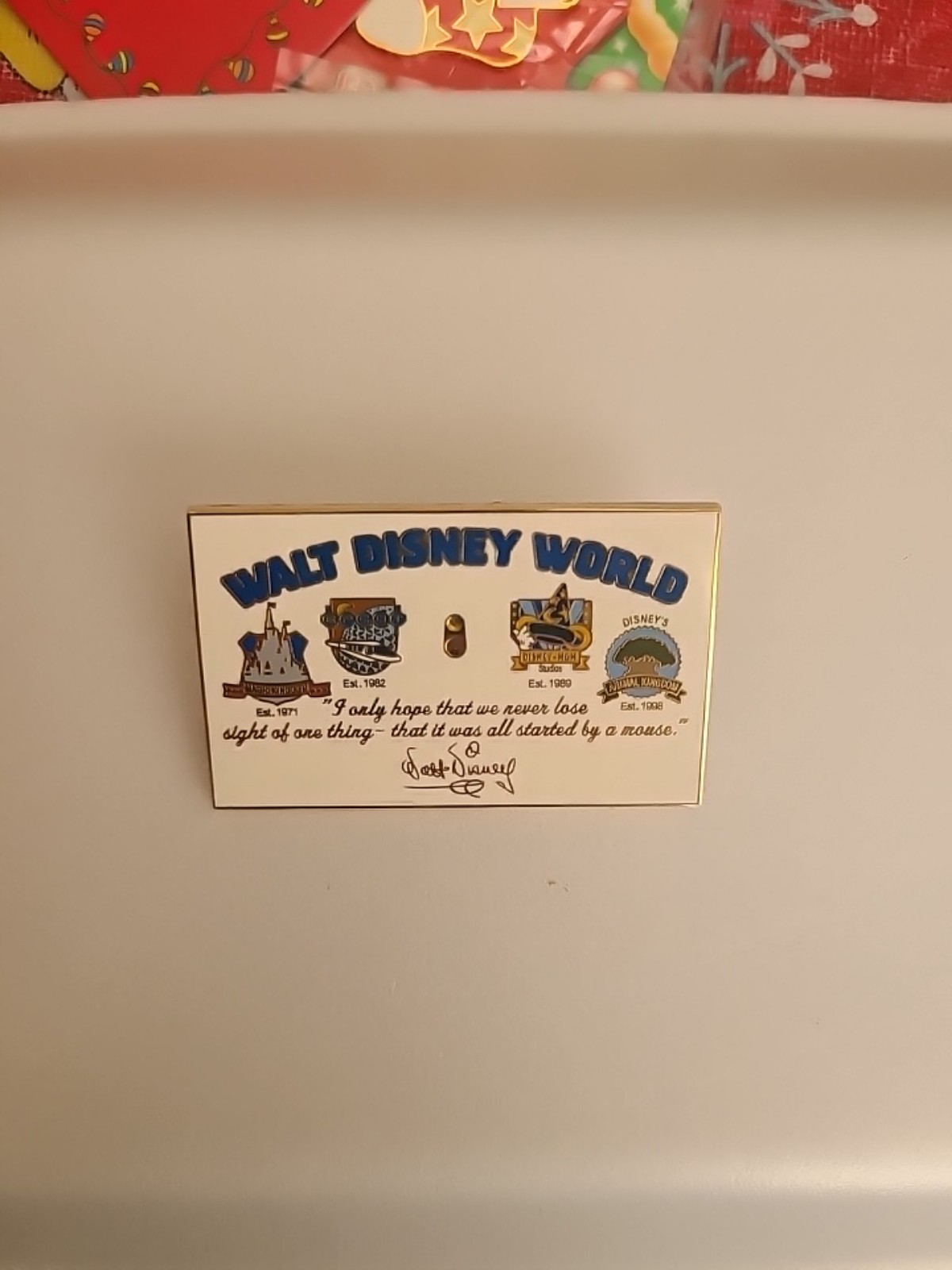 Vintage Disney Parks Pin, Pre-owned, some wear. Please review photos