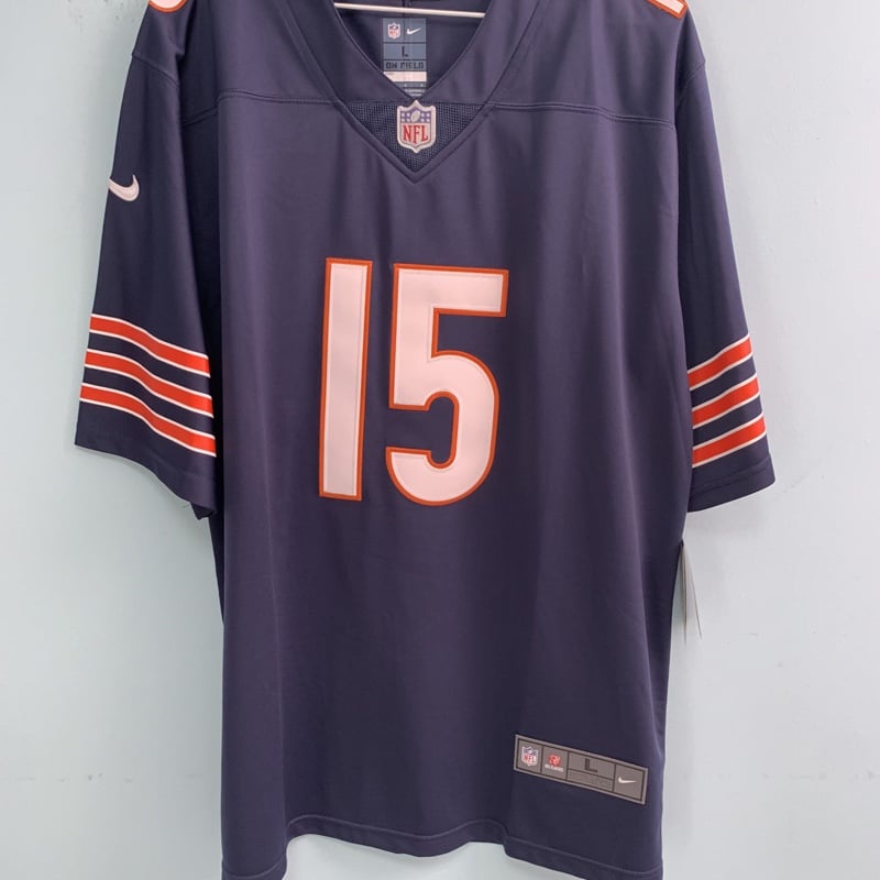 NFL Chicago Bears #15 Rome Odunze Navy Jersey
