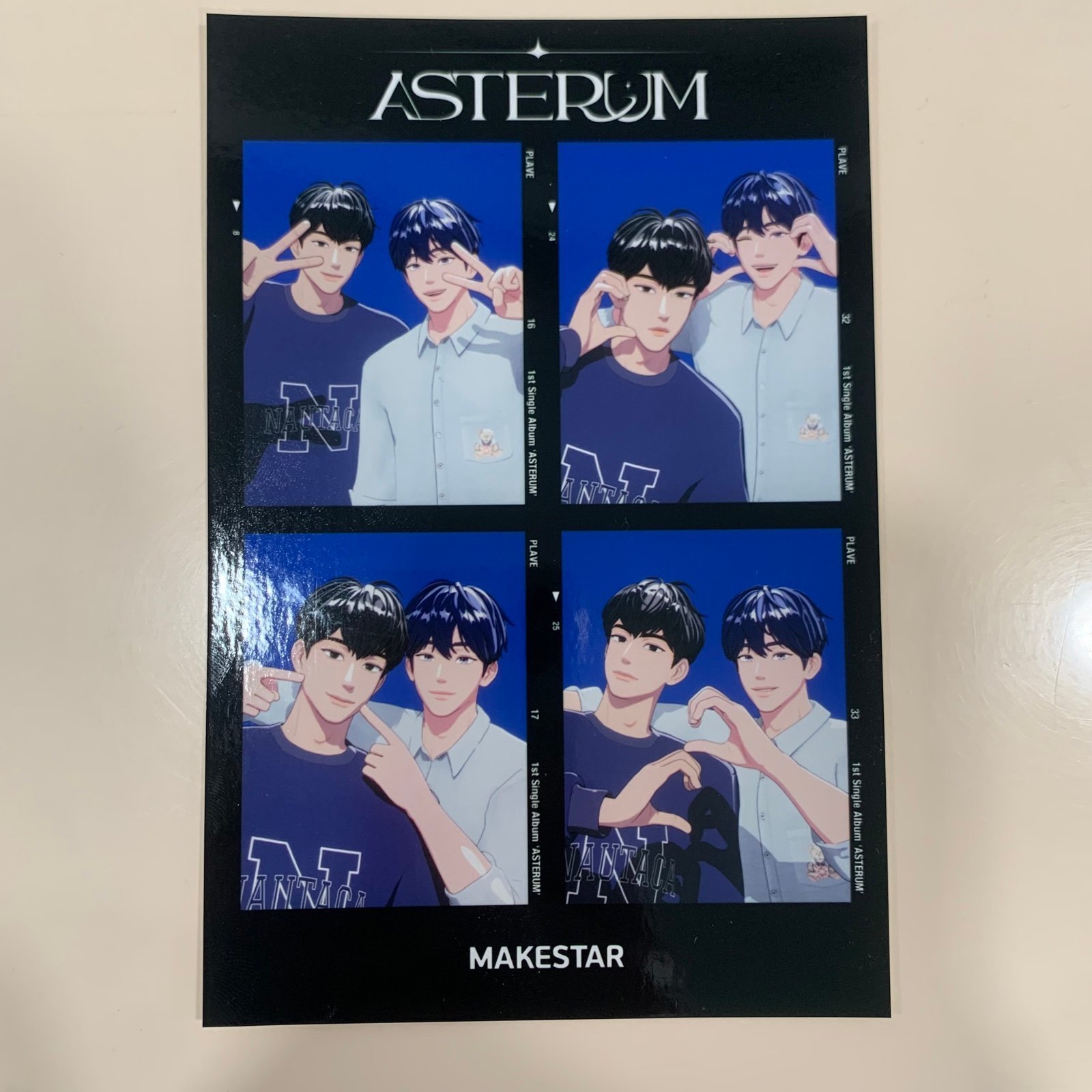 RARE PLAVE Asterum Makestar - Yejun & Hamin