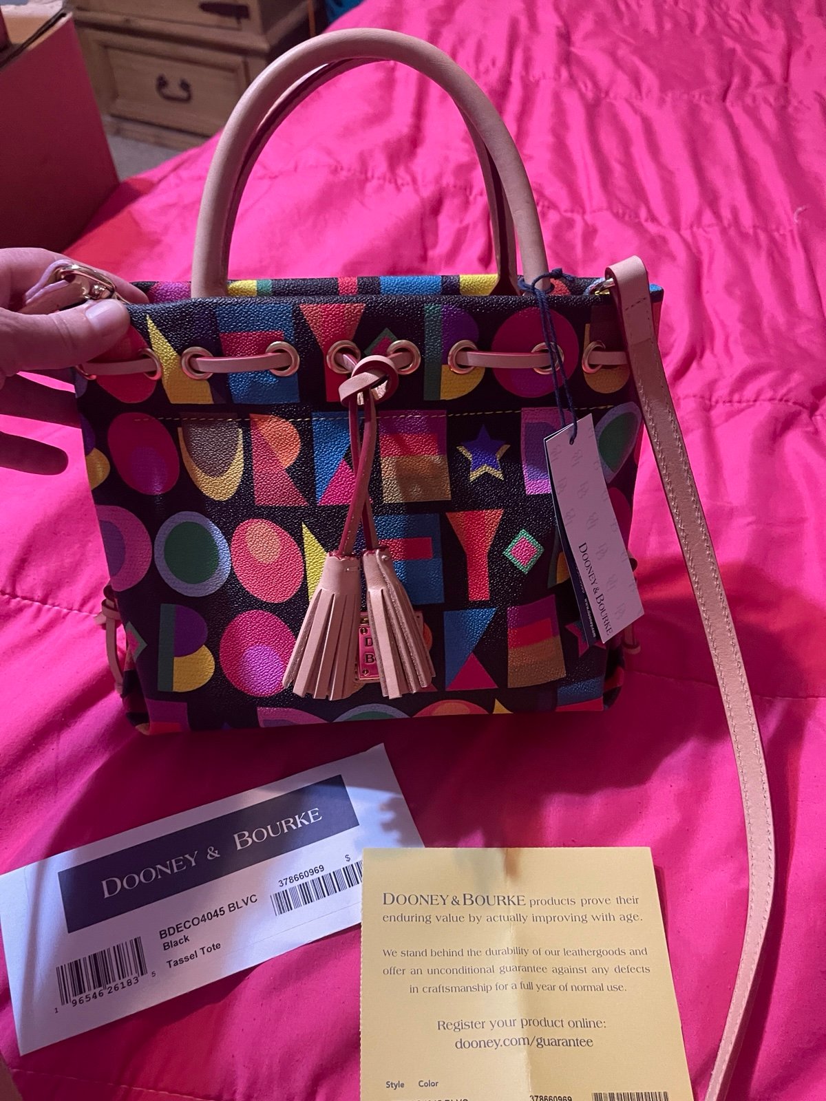 Dooney and Bourke tassel tote