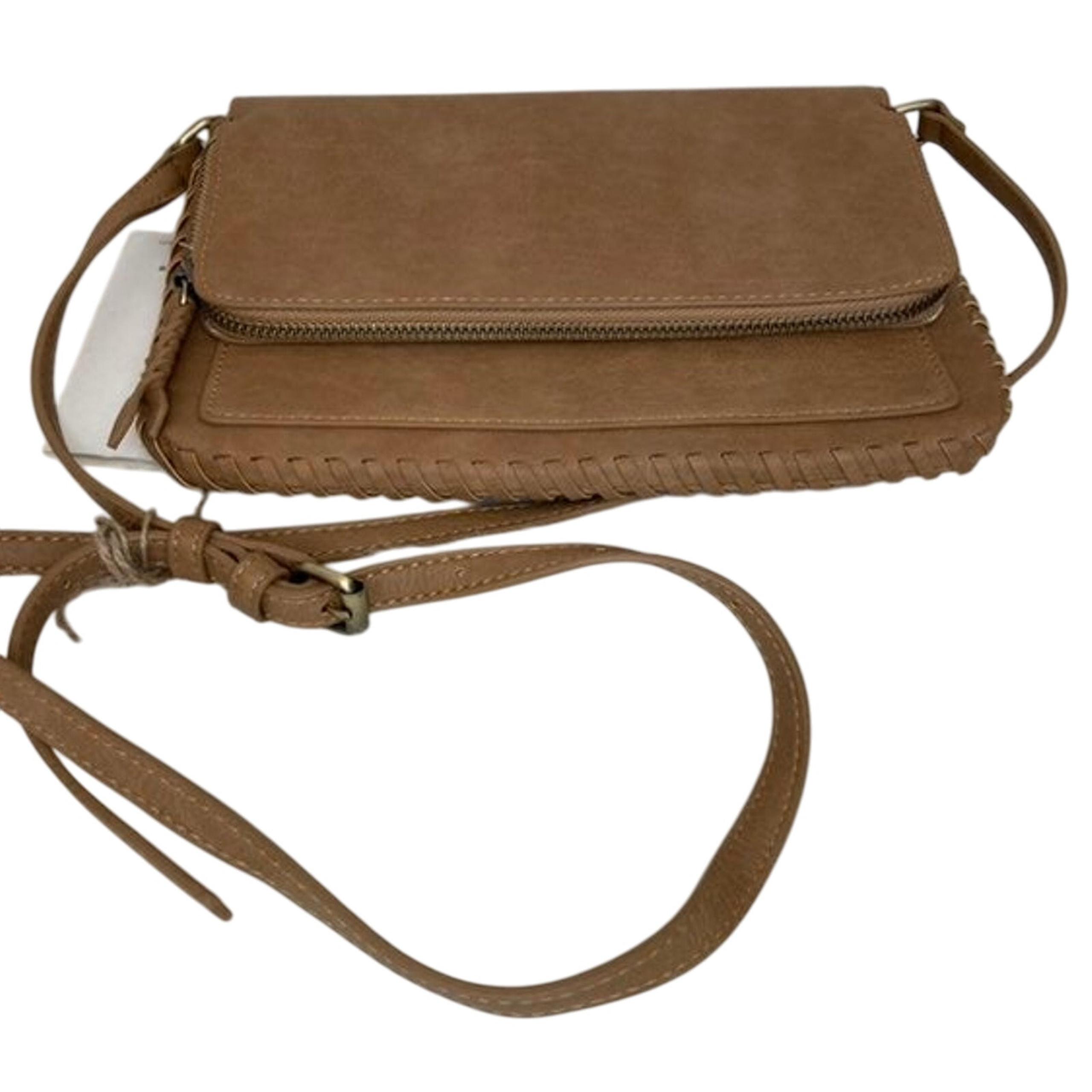 Brand New Beautifully Unique Antik Kraft Full Body Vegan Crossbody Purse Handbag