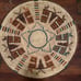 Native American woven stacking baskets