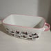SET Minnie Mouse Halloween Pumpkin Loaf Baking Dish Casserole Cake Pan NEW