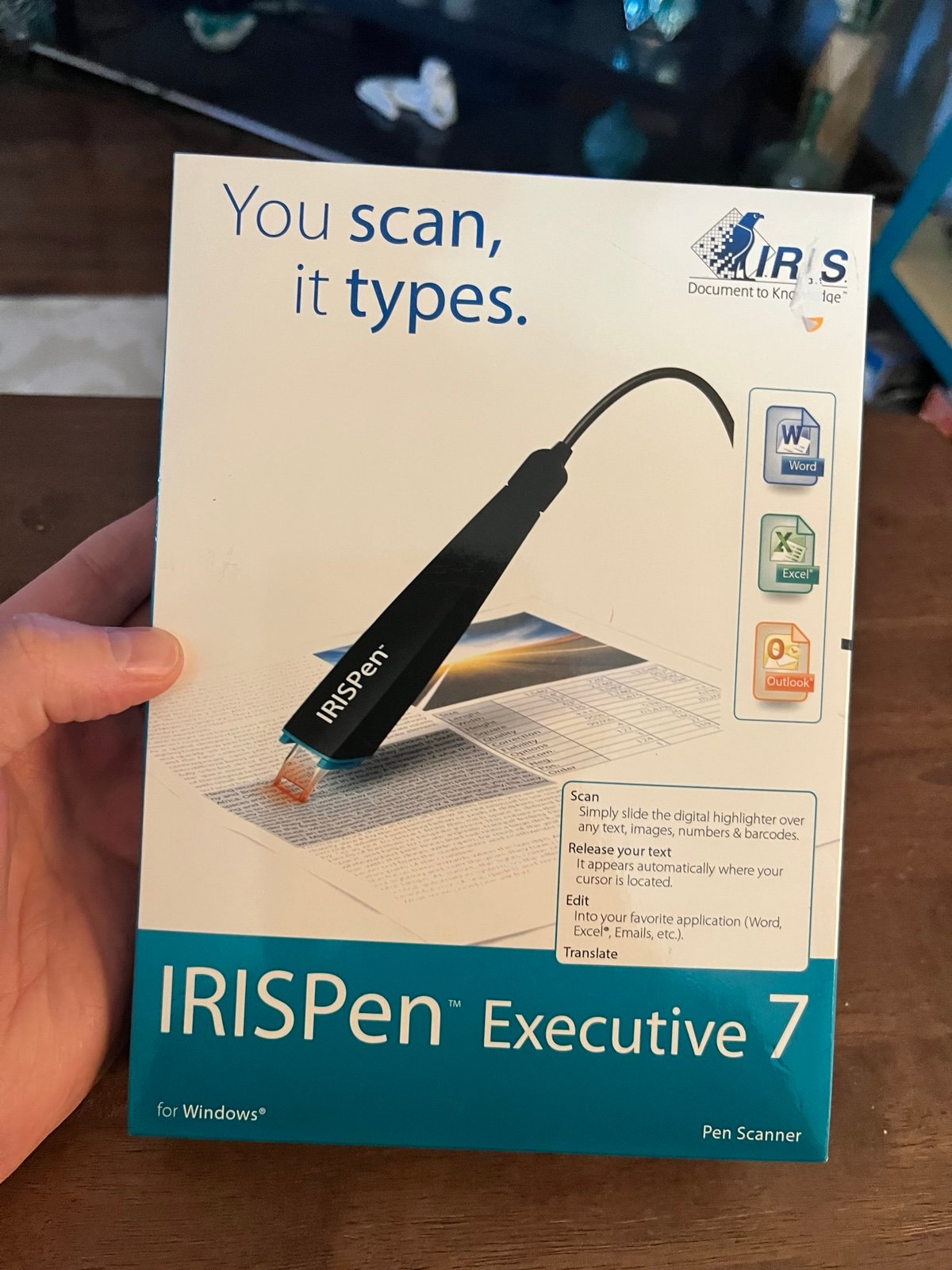 New In Box IRISpen Executive 7