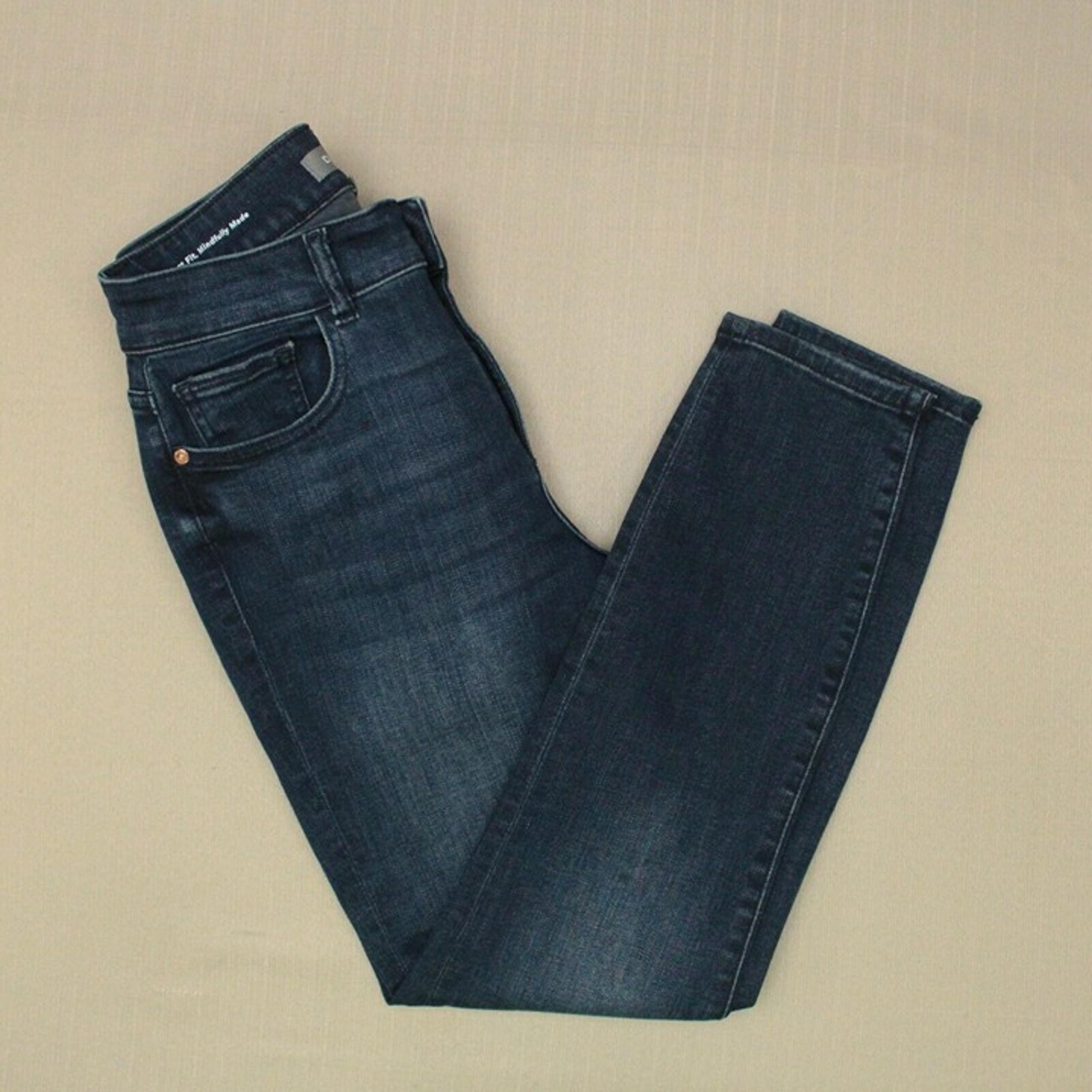 DL1961 Florence Cropped Instasculpt Skinny Jeans Women's Sz 27 Morgana Dark Wash