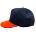 Vintage Detroit Tigers Hat Fitted Mens 7 3/8 Blue Orange New Era 5950 Wool Pro