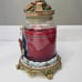 Vintage Santa Claus Candle Holder with Lid Fits Yankee Candle Large