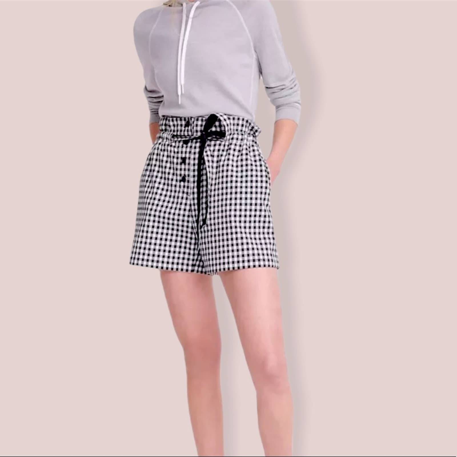 Rag & Bone Camille gingham plaid shorts
