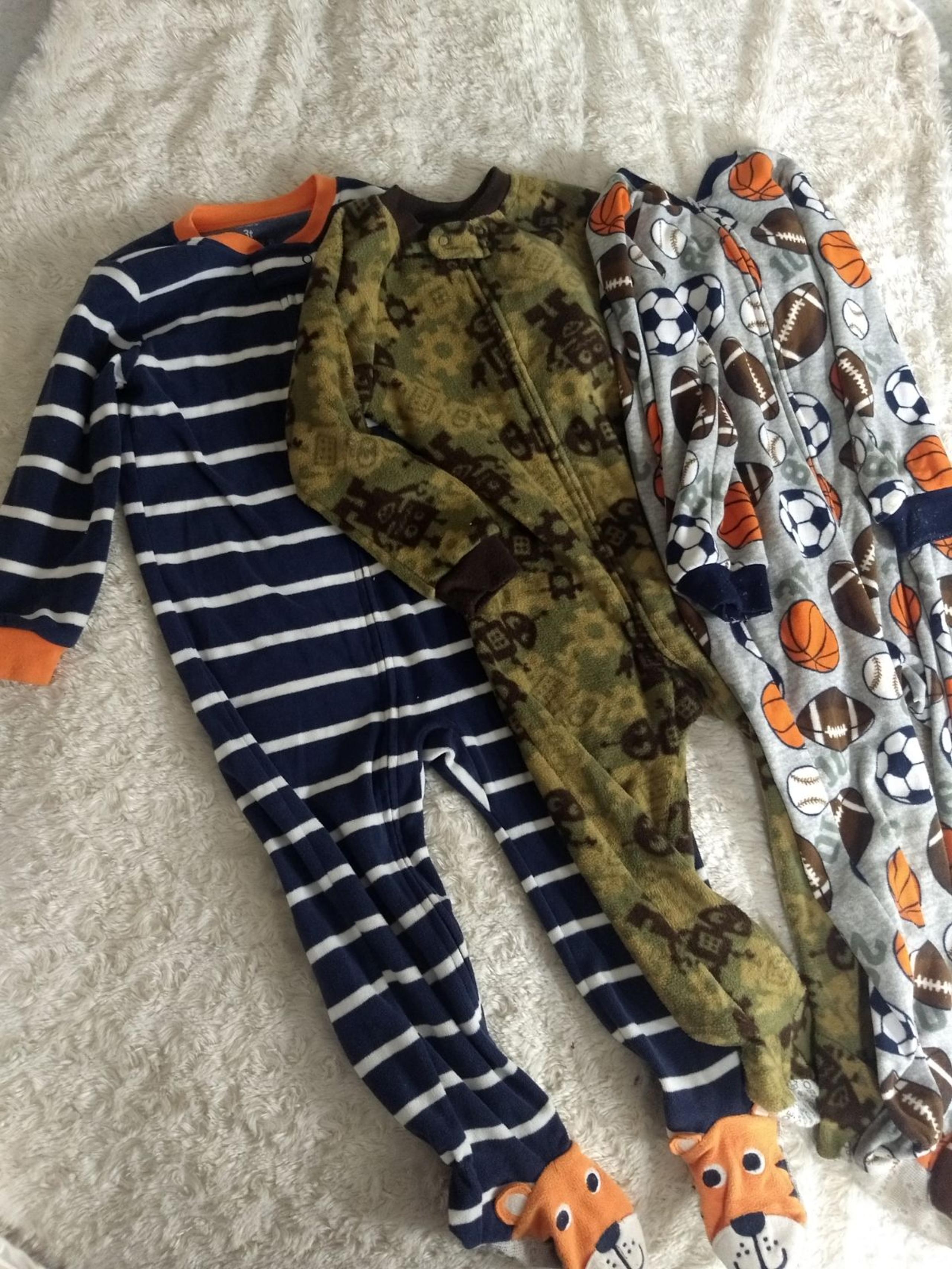 3 lot boys pajamas size 3 & 4