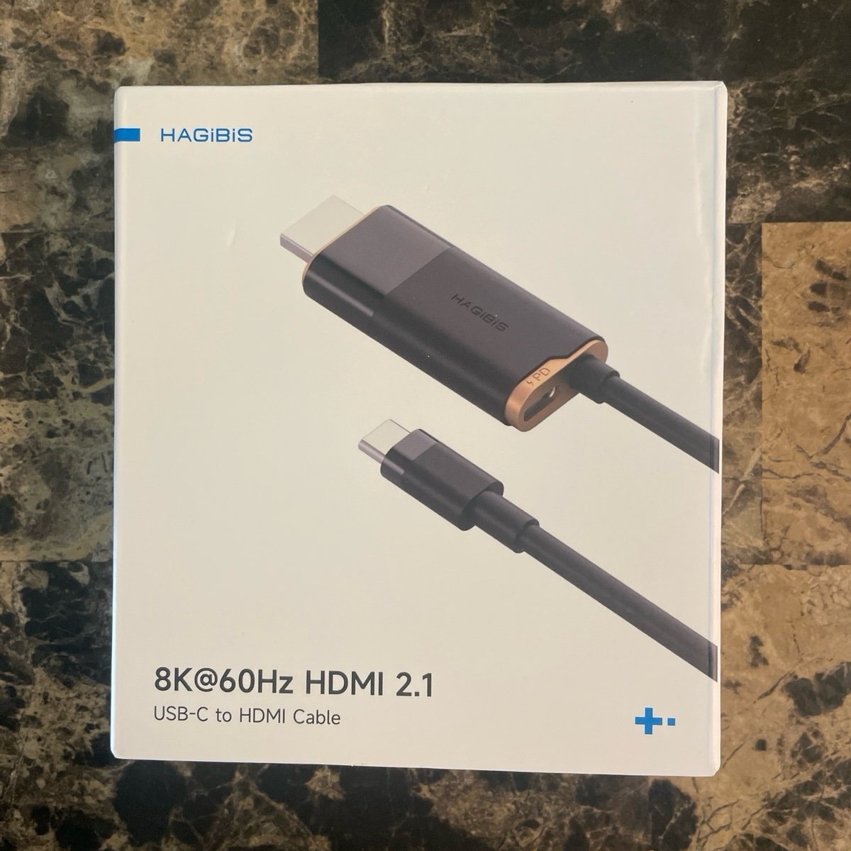 Hagbis 8k 60hz hdmi 2.1 usb c to hdmi cable