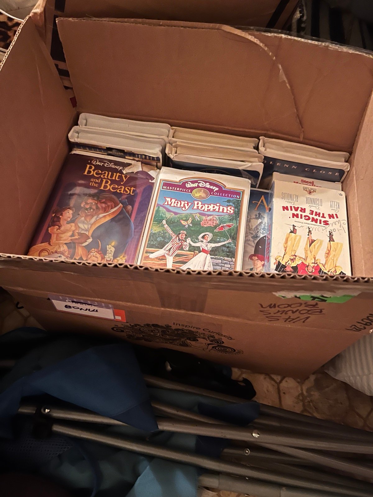 Disney vhs tapes