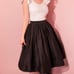 Vixen By Micheline Pitt Swng Skirt NWT