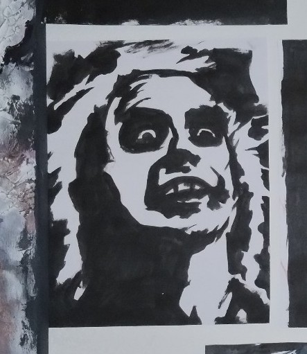 Beetlejuice poster/painting