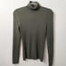 Chico's Amanda Turtleneck Sweater Kelp military green Size 12