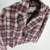 Free People Plaid Flannel Double Breasted Jacket