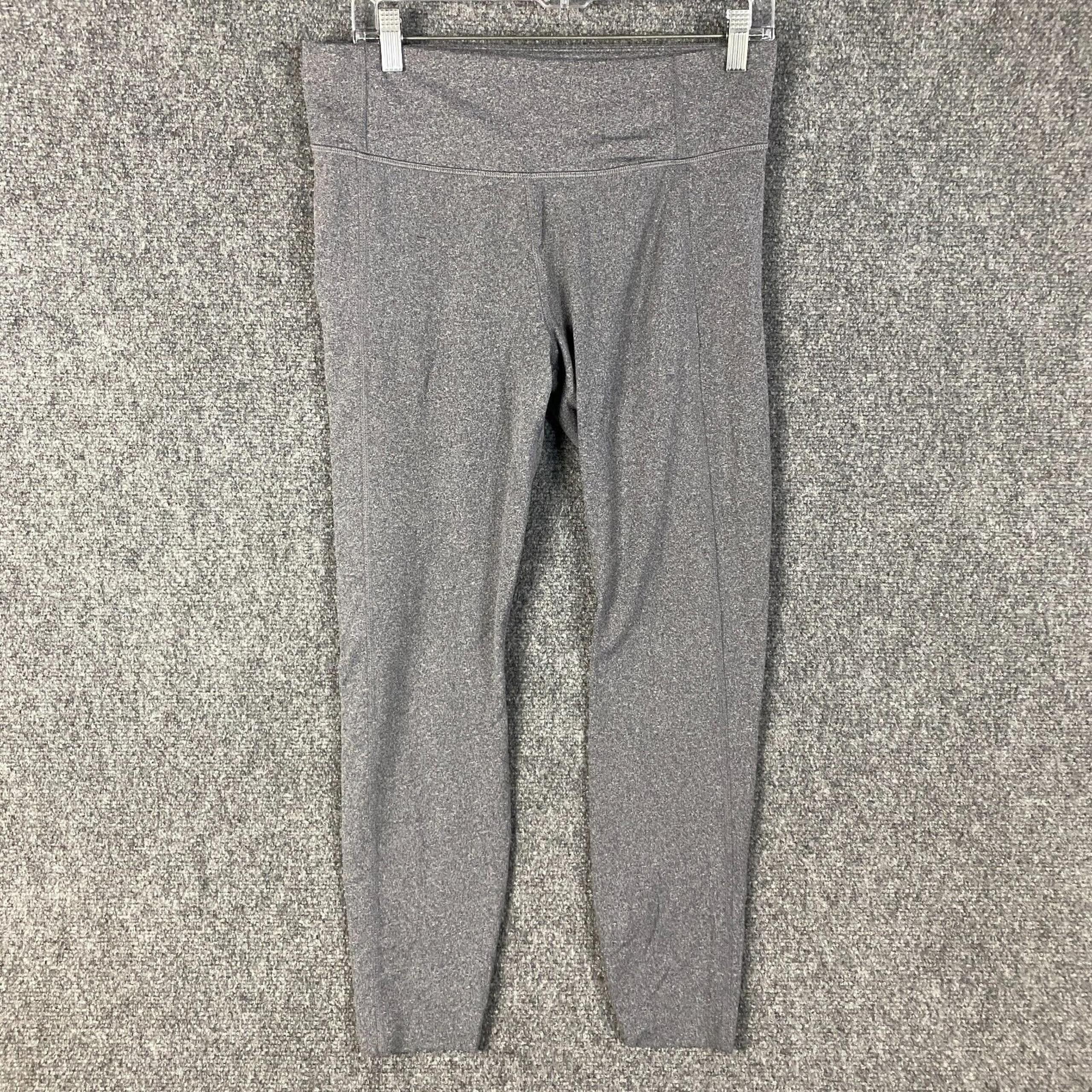 All In Motion Leggings Compression Women's Large Pull On Gray Polyester Blend