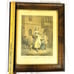 Vtg F Wheatley RA Cries of London Plate 1 Tiger Maple Wood Framed Print 18 x22