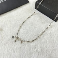 Silver multi-element necklace