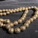Unique Vintage 73gr. Gold 925 2 Strand Necklace