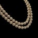 Unique Vintage 73gr. Gold 925 2 Strand Necklace