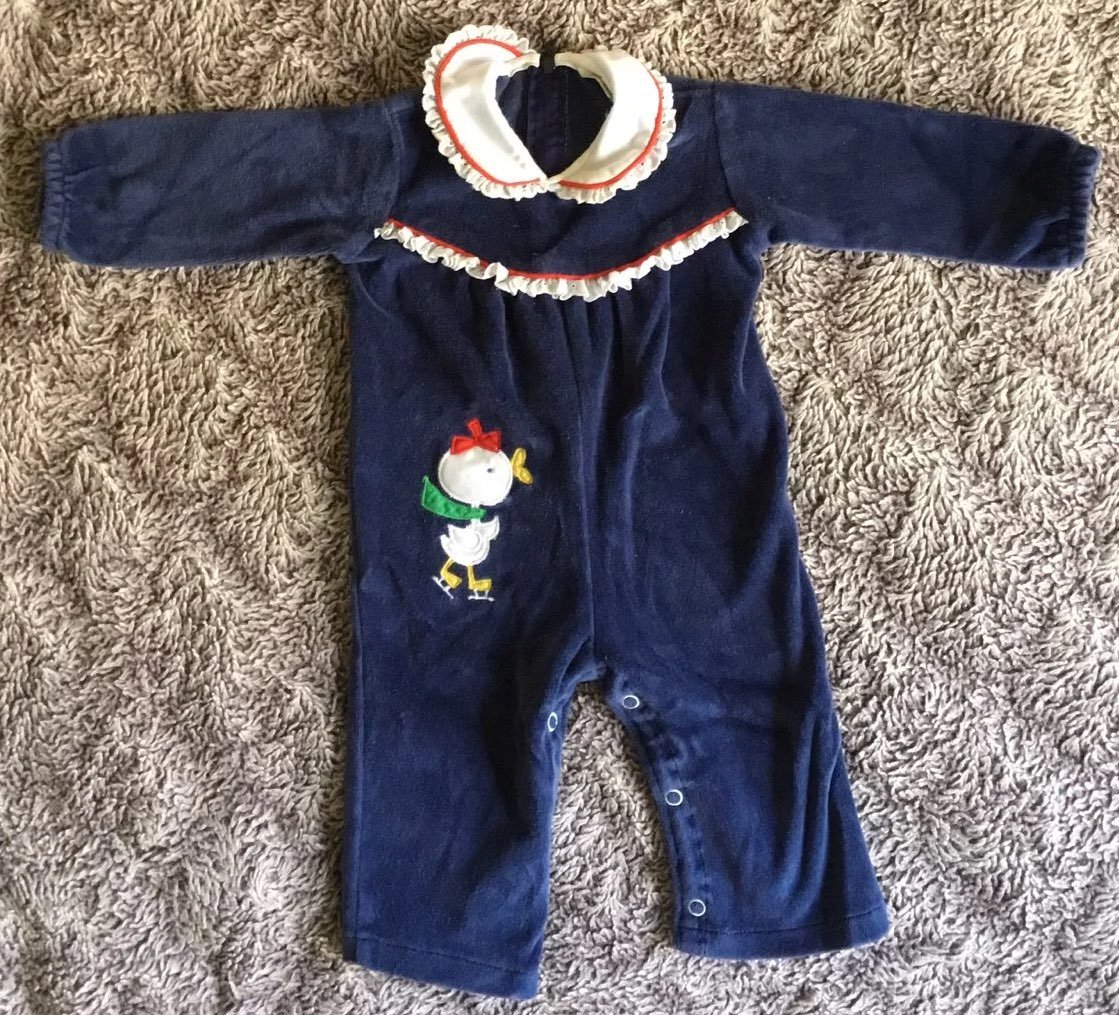 Vtg Infant Romper