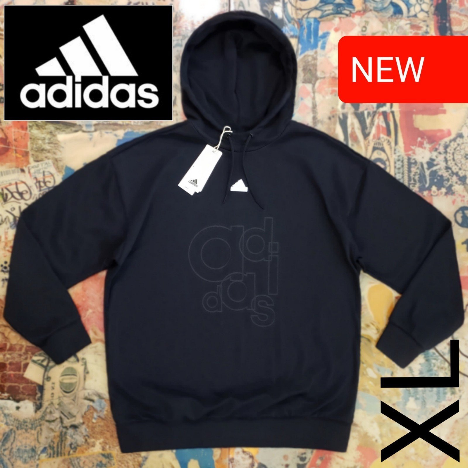 ★海外限定!おしゃれ!adidas LOVE FRENCH TERRY パーカー ☆海外限定!おしゃれ!adidas LOVE FRENCH TERRY パーカー