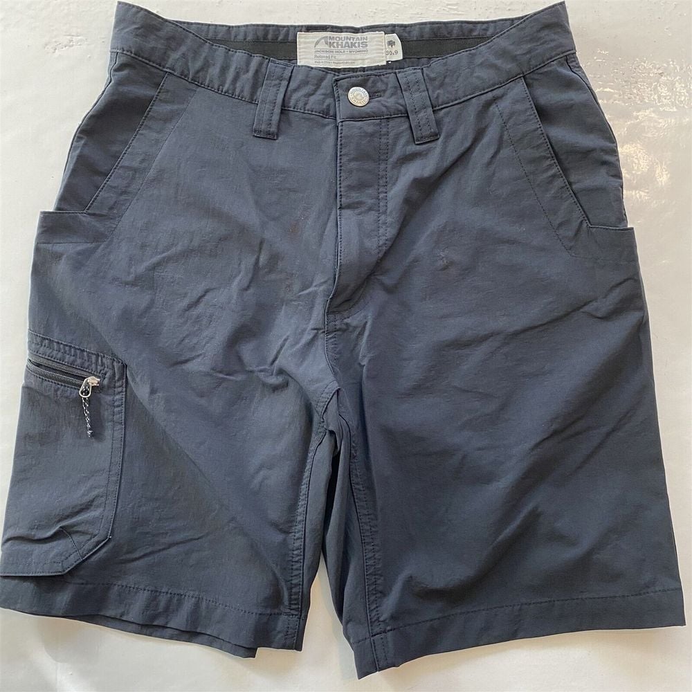 Mountain Khakis 30 x 9 Black M's Cruiser Short Relaxed Fit Flex Hiking Cargos