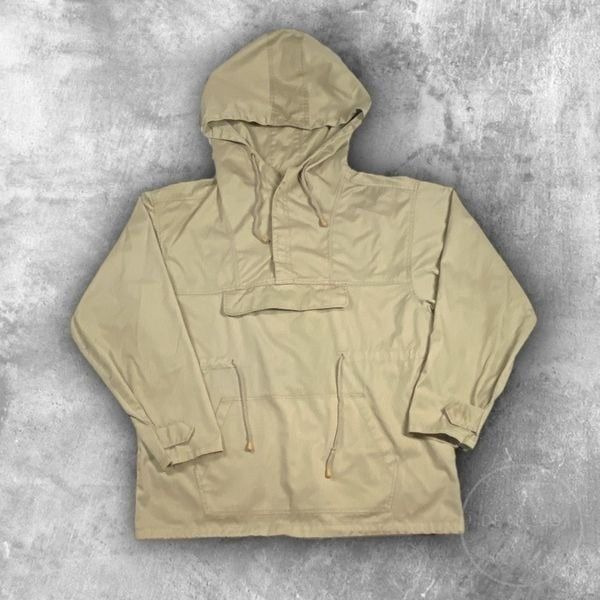 US74 Koman Mens Vintage Military Canvas Anorak Jacket XL Khaki