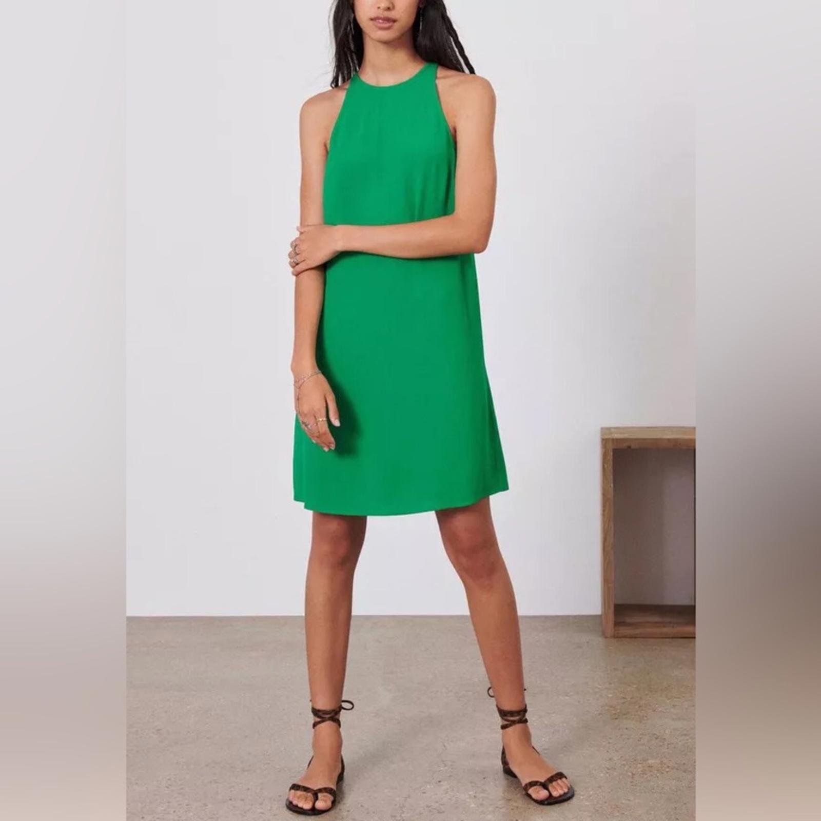 ba&sh Fiam Mini Sleeveless Dress in Green, Size 2 EXCELLENT Retail 195