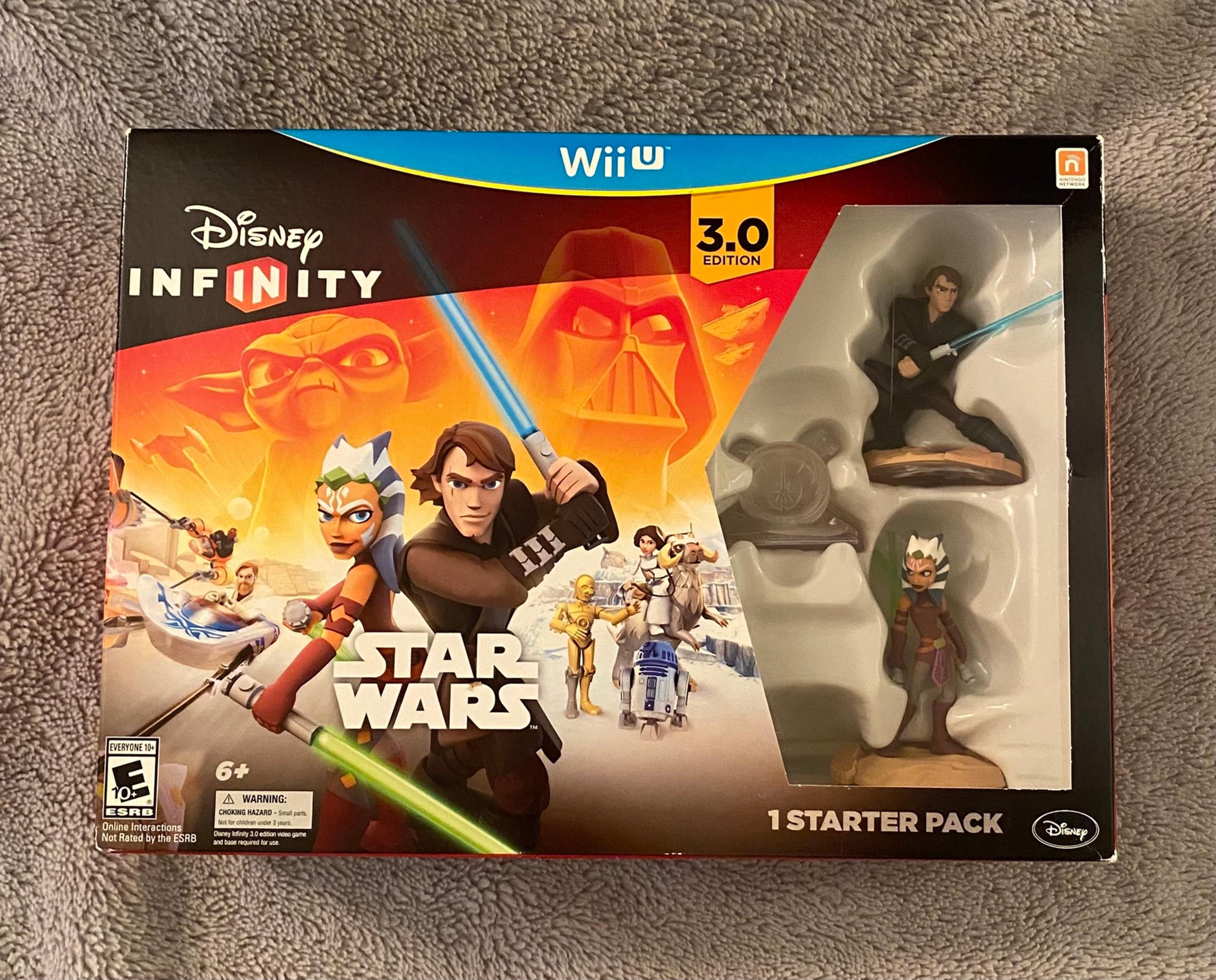 Wii U Disney Infinity 3.0 " Star Wars Starter Pack " Game Set ~ New And Sealed