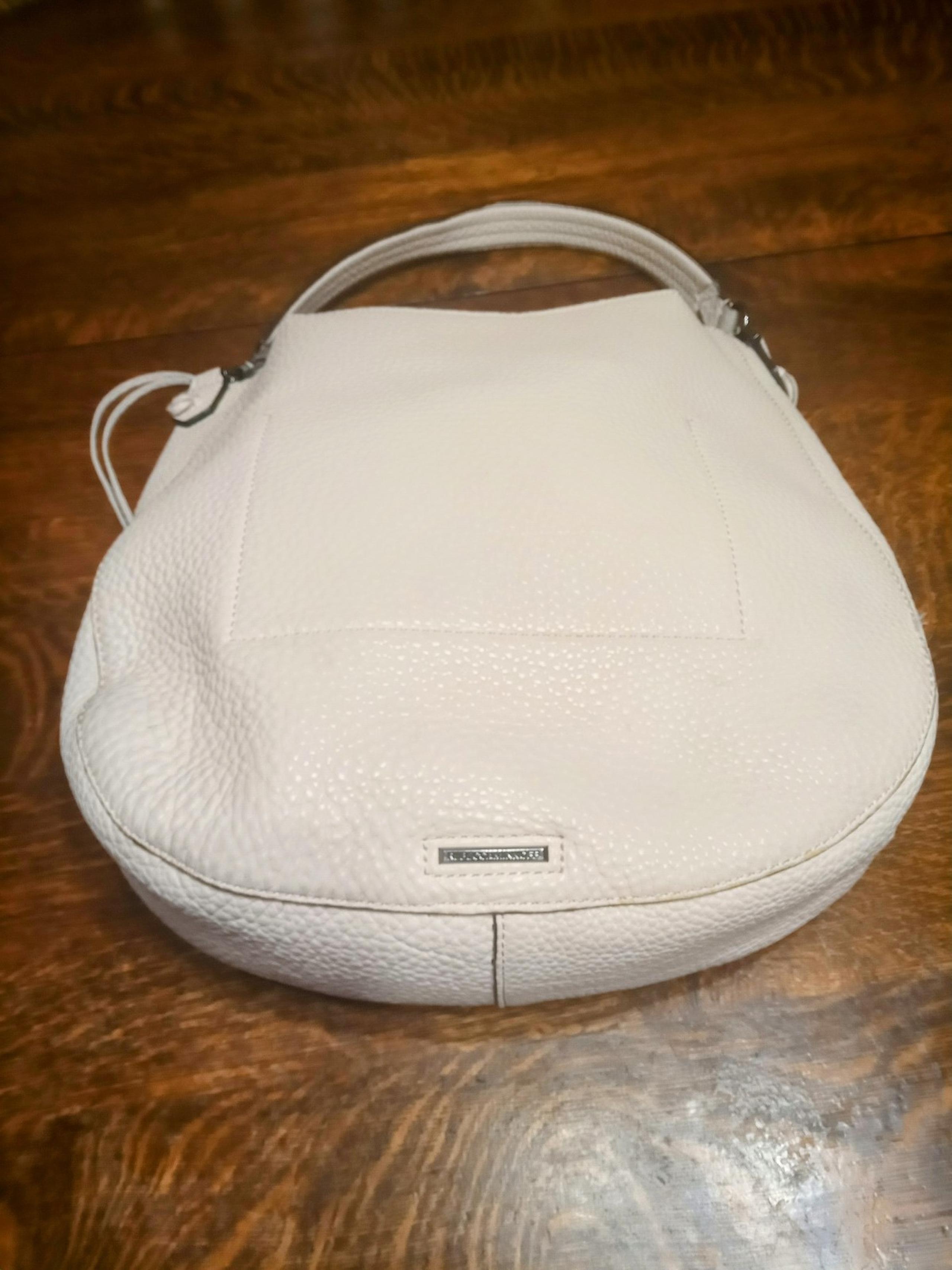 Pebbled Unlined Hobo Whipstitch Blush Pink Leather Shoulder Bag - Rebecca Minkoff
