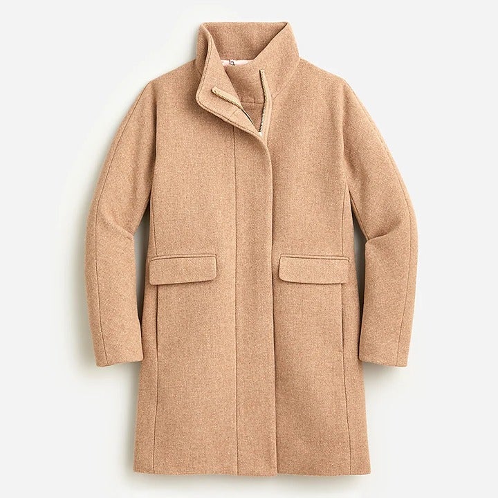High quality J. Crew Cocoon Coat in Italian Stadium-cloth Classic