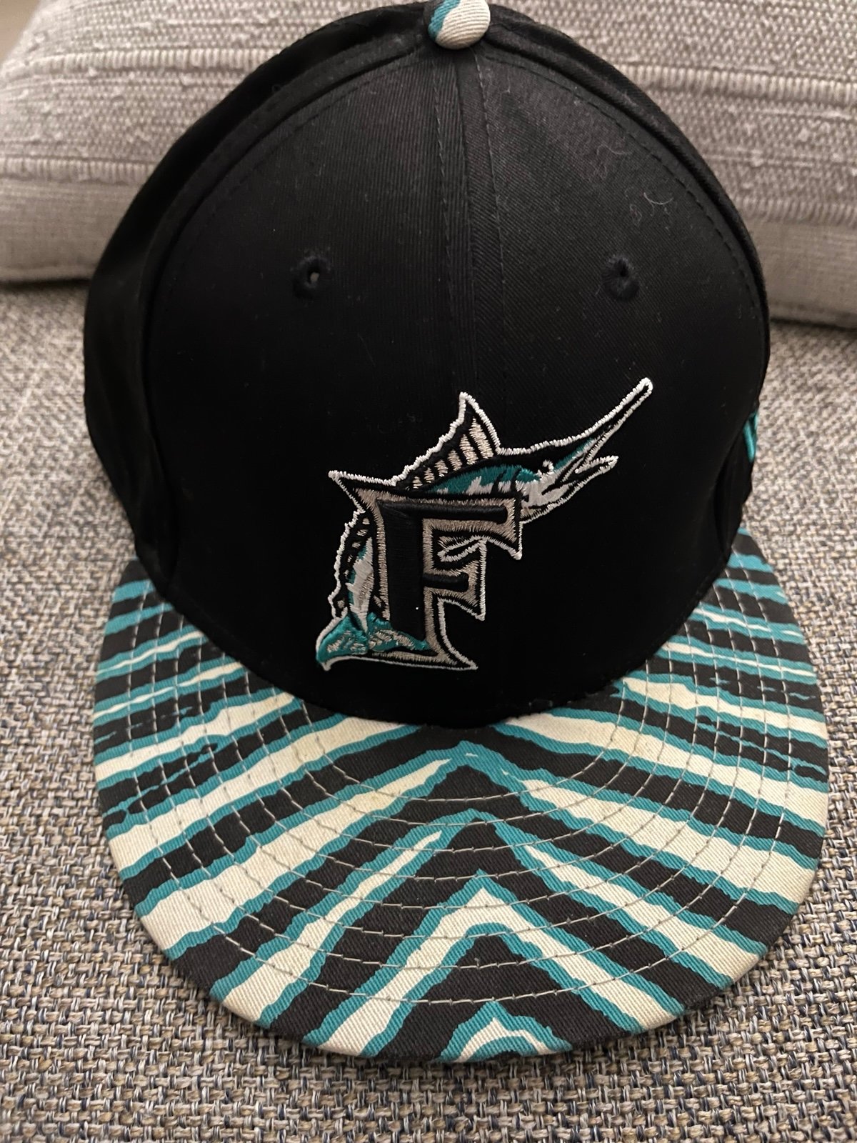 Florida Marlins Zubaz New Era 950 SnapBack hat