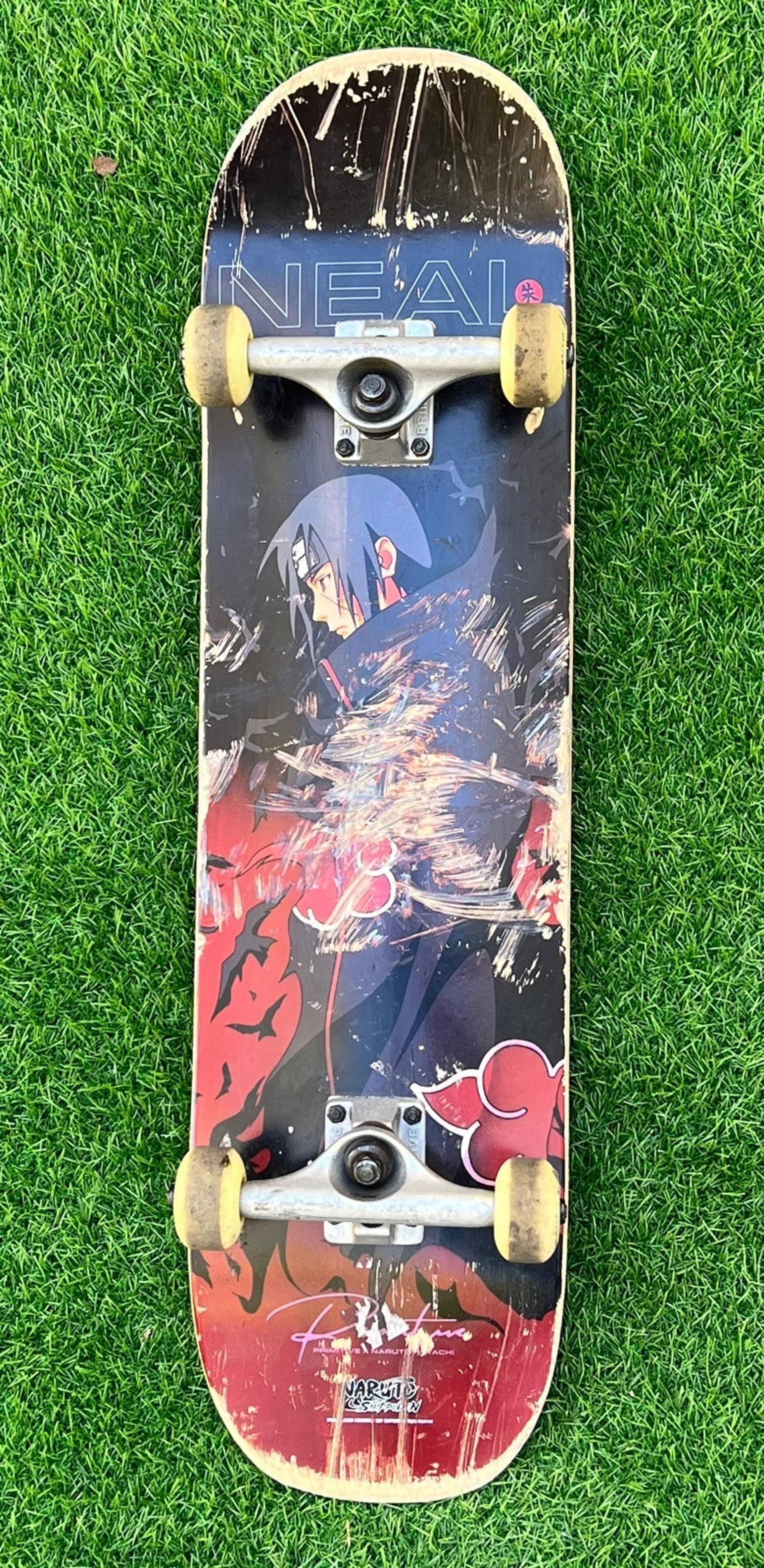 PRIMITIVE NARUTO ROBERT NEAL ITACHI CROW SKATEBOARD DECK Complete Set 8” 8.0