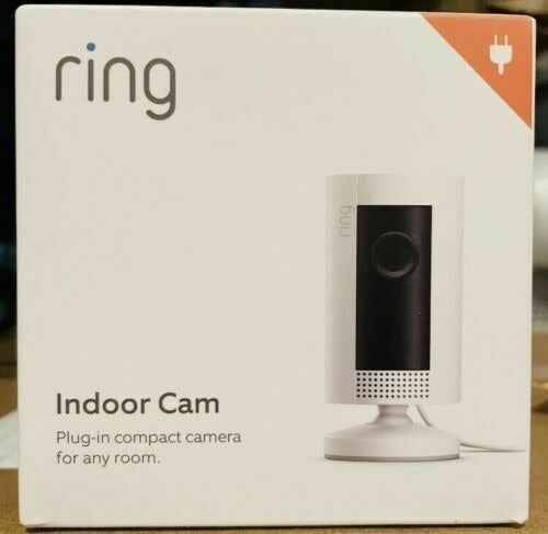 Ring Indoor Cam Compact Plug In HD Security Camera White
