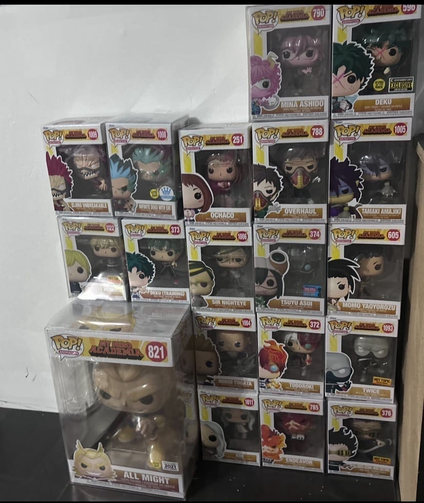 My hero academia funko pop lot