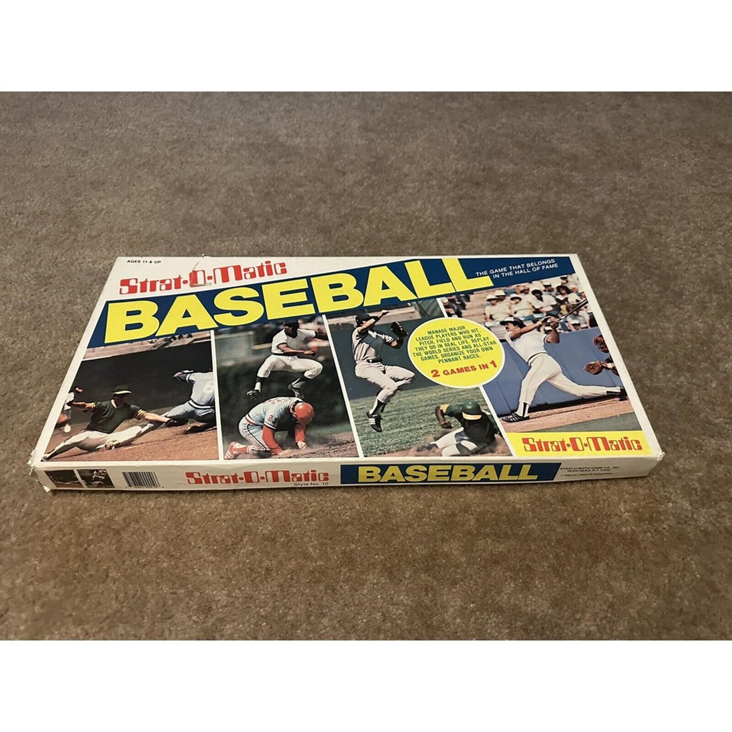 1990 Season Strat-O-Matic Baseball Set Vintage Board Game Incomplete