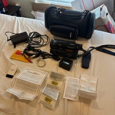Vintage Sony handycam bundle