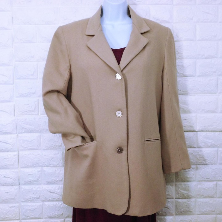 Vintage Dumas USA Wool Blazer Coat Sz-10