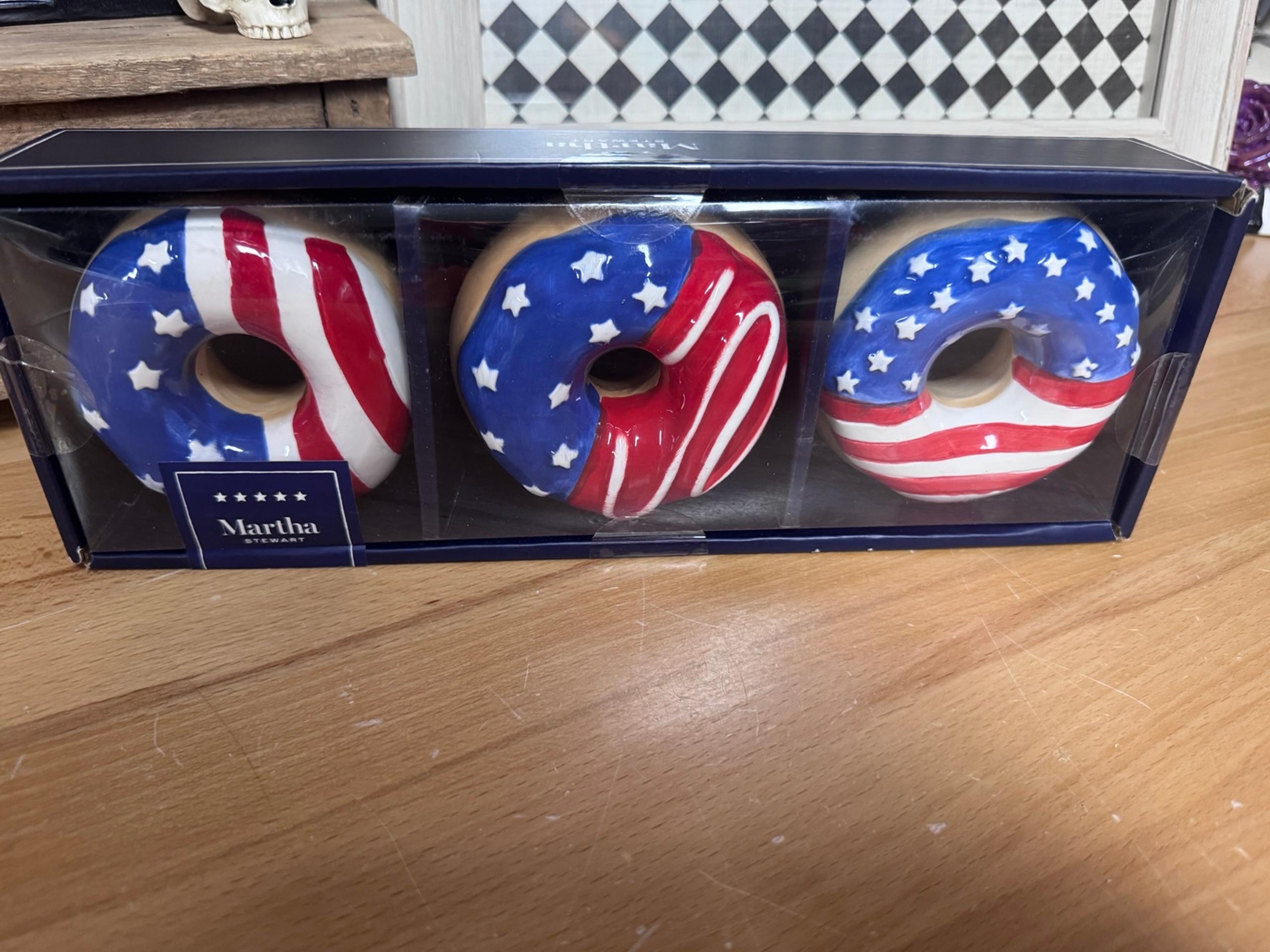 Martha Stewart 4th of July Donuts