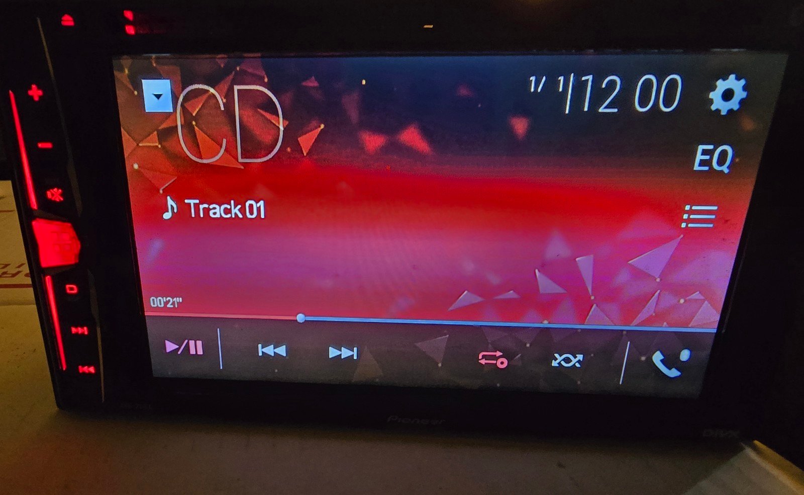 Pioneer indash radio monitor bluetooth cd aux USB